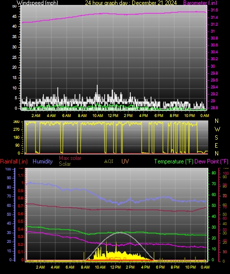 24 Hour Graph for Day 21