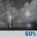 Thursday Night: Chance Showers And Thunderstorms then Showers And Thunderstorms Likely