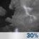 Tuesday Night: A chance of showers and thunderstorms before 8pm, then a chance of showers and thunderstorms. Mostly cloudy, with a low around 64. Chance of precipitation is 30%. Tuesday Night: Chance Showers And Thunderstorms